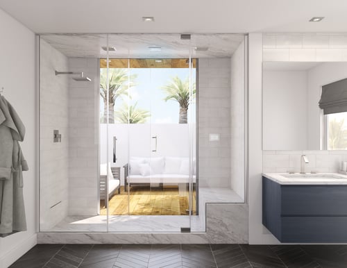 See the Light: How to Use Windows in Your Steam Shower Project