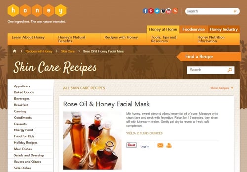 SteamTherapy Skin Care Tip: Rose Oil and Honey Mask